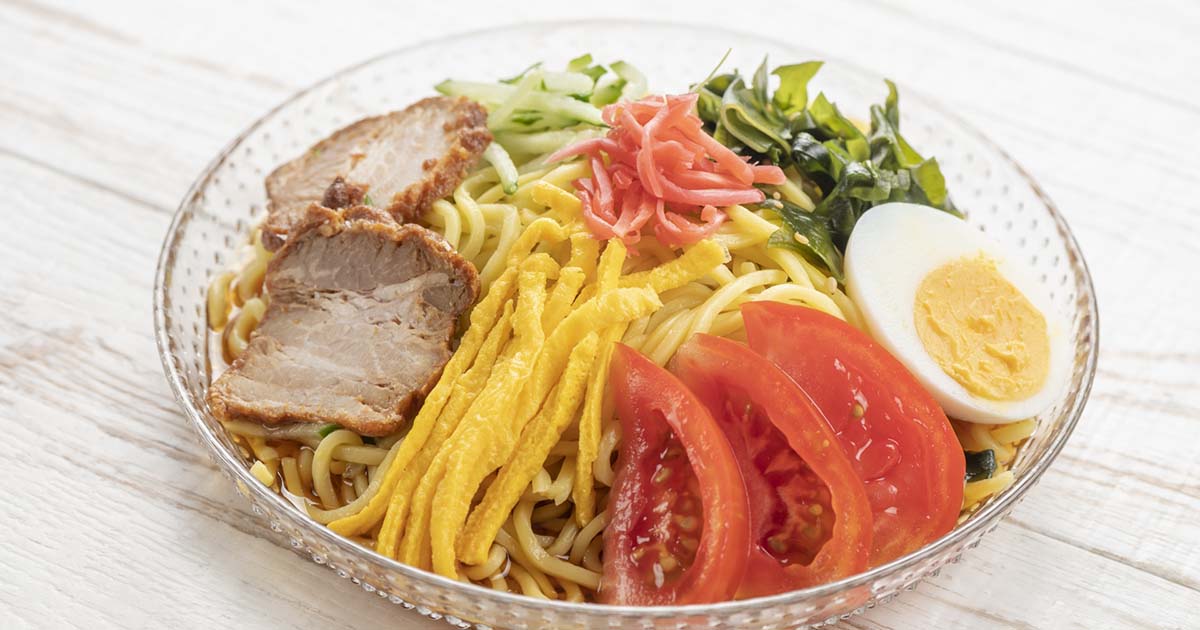 冷やし中華　冷麺