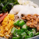 納豆　オクラ