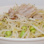 もやし　豚バラ