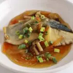 きのこあんかけ　鯖
