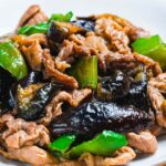 なすと豚肉のみそ炒め