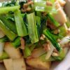 野菜炒め　厚揚げ