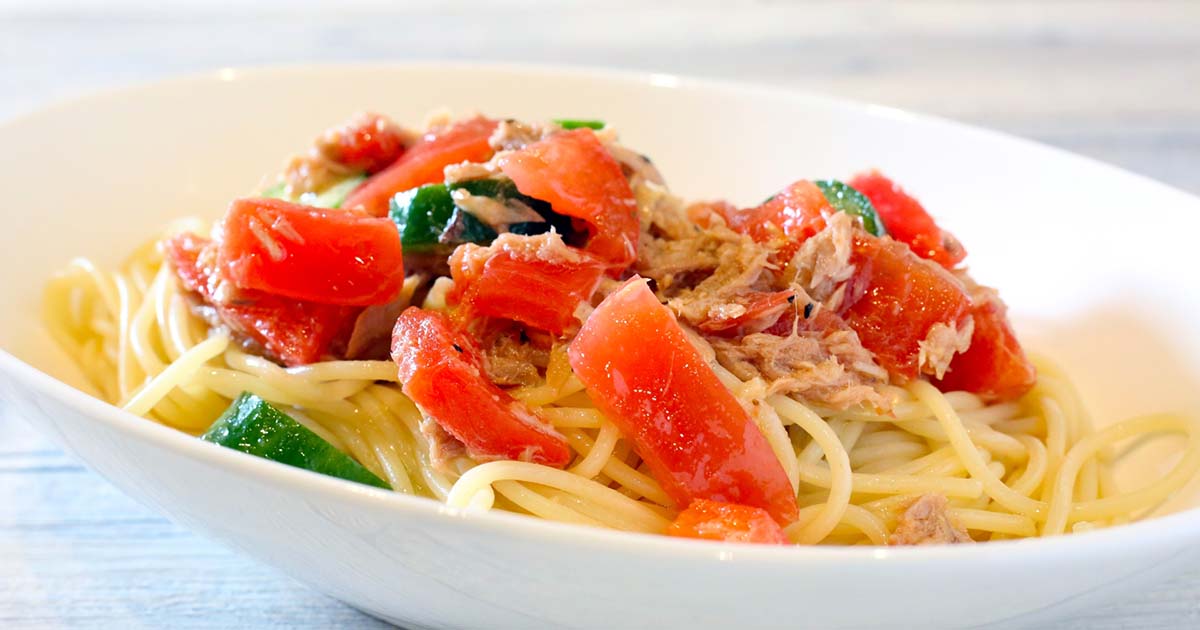 冷製トマトパスタ