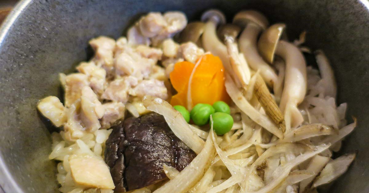 鶏めし　ごぼう