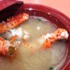 カニ汁　味噌汁
