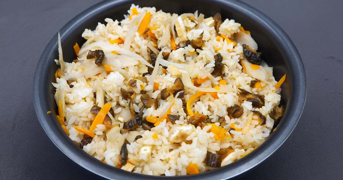 混ぜご飯　ごぼう