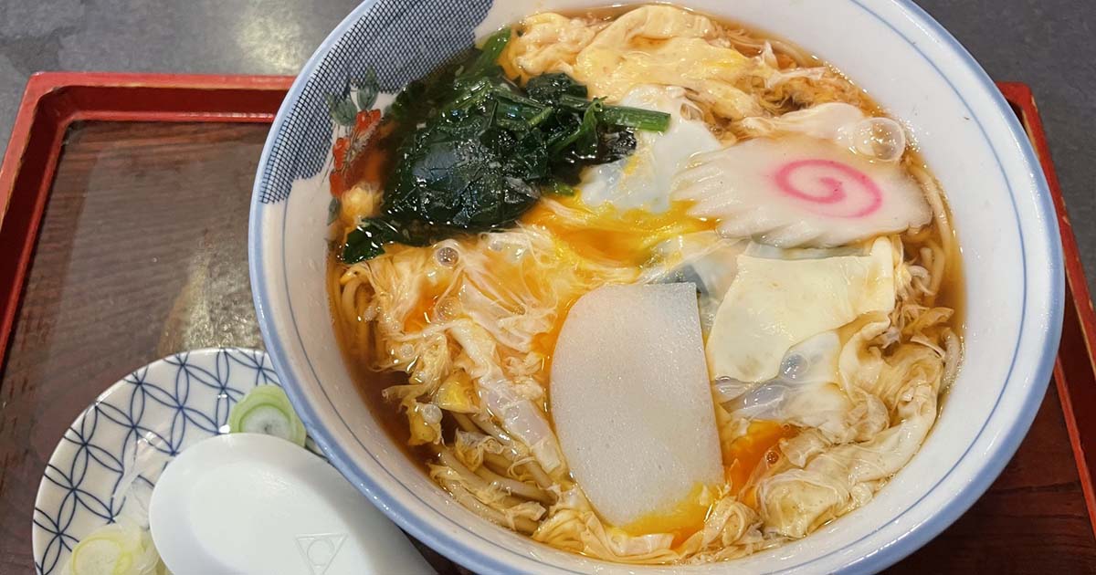 卵とじ　うどん
