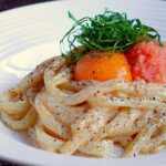 明太子カルボナーラうどん