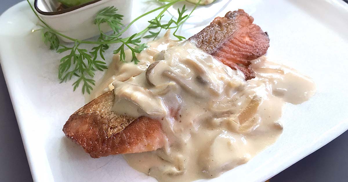 サーモン　ソース