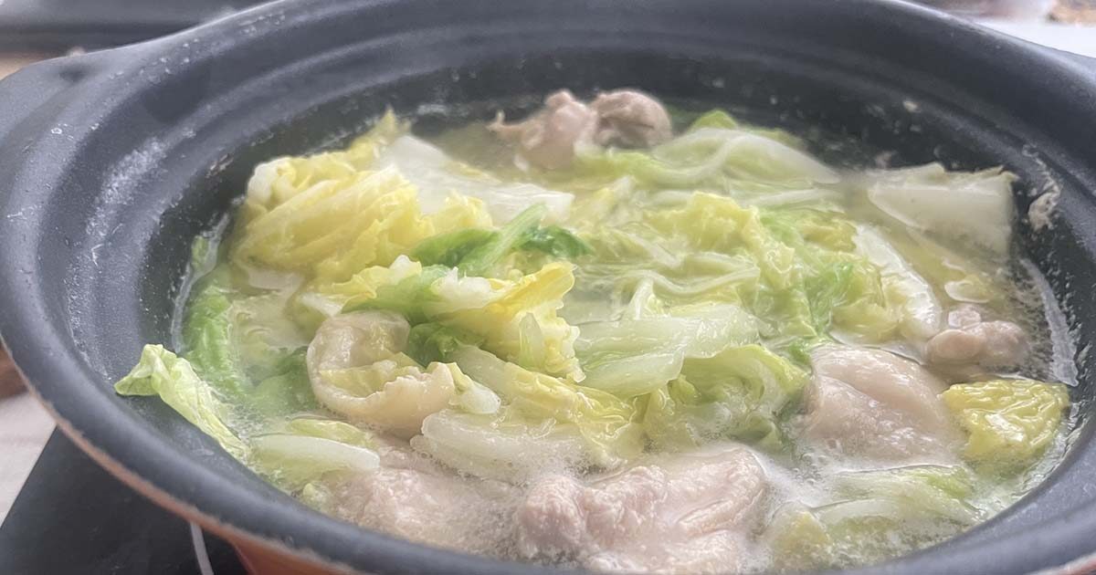 白菜　鍋