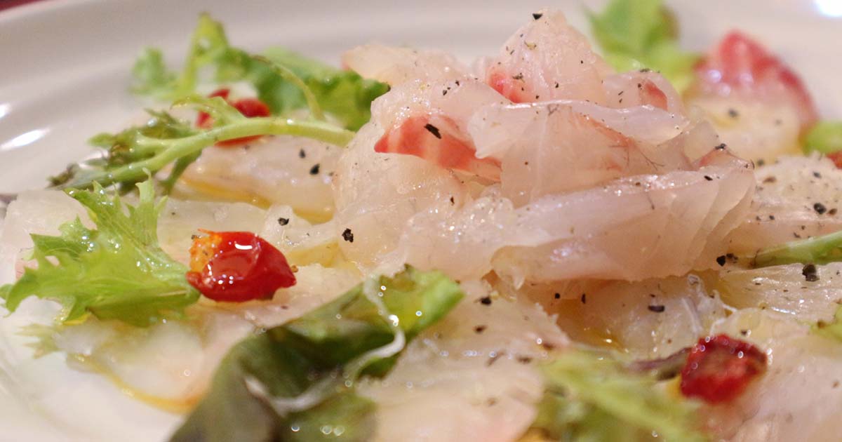 鯛　カルパッチョ