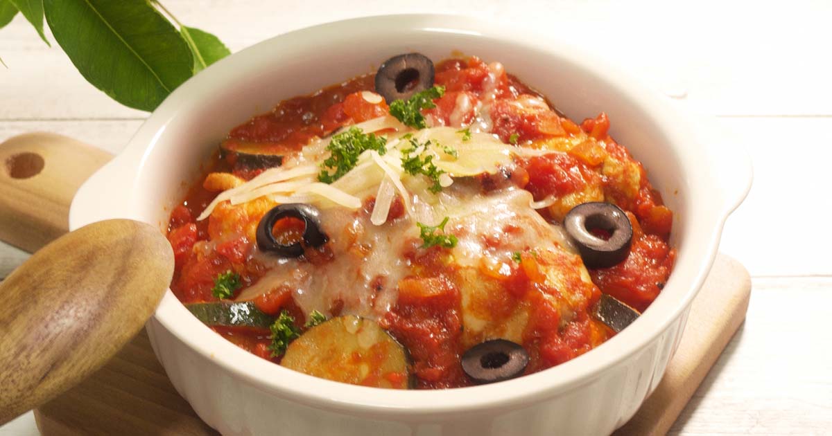 トマト煮込み　鶏