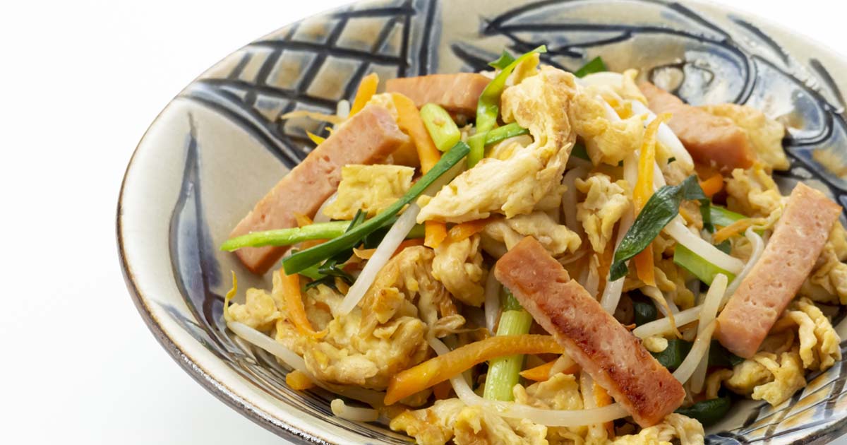 ニラ玉　フーチャンプルー