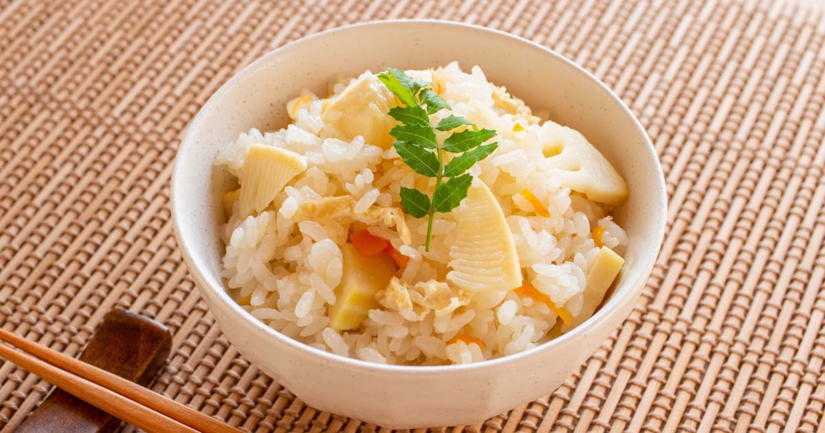 タケノコご飯　たけのこ