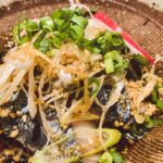 さば　薬味がけ