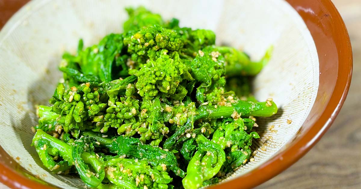 菜の花　ごま和え