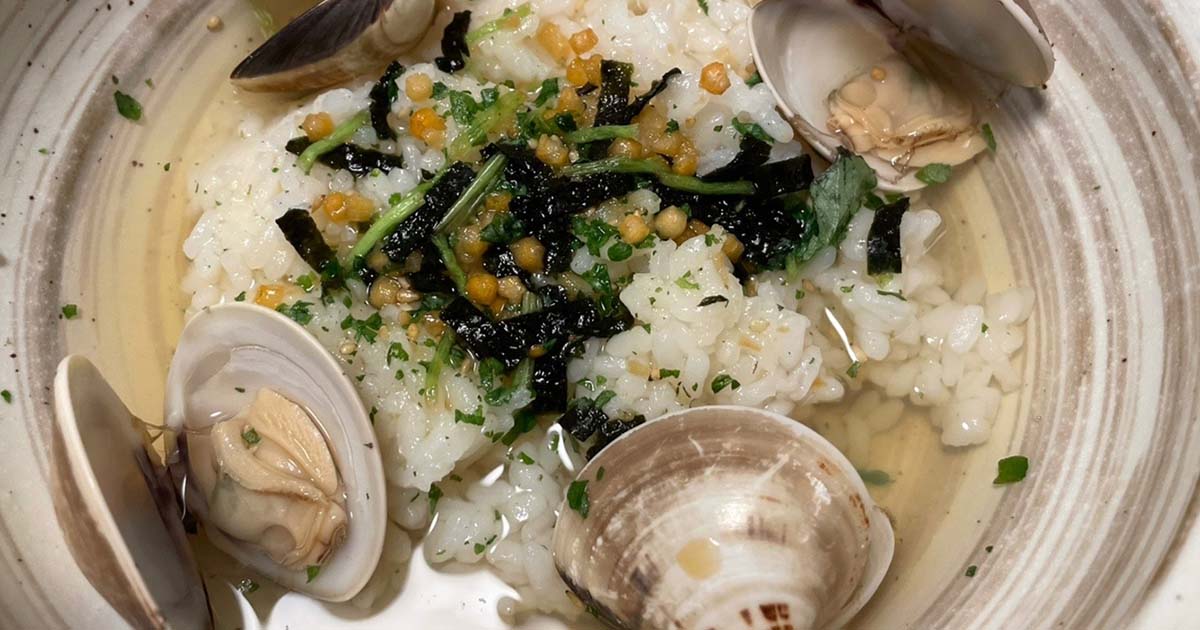 茶漬け　あさり