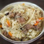 牛ごぼう　ご飯