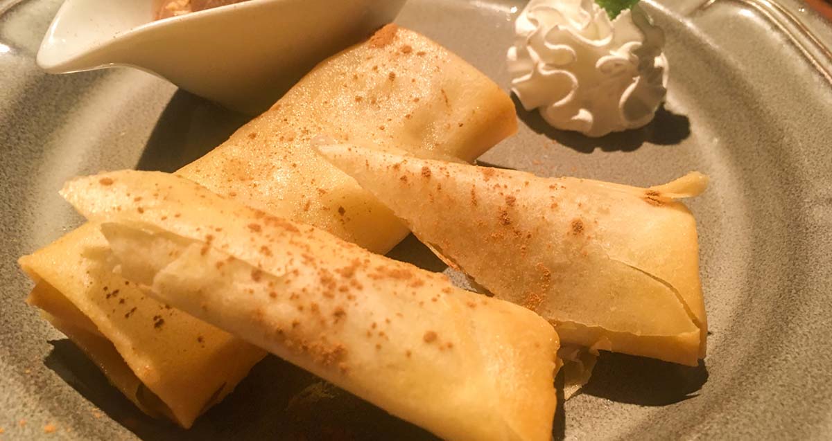 デザート　春巻き