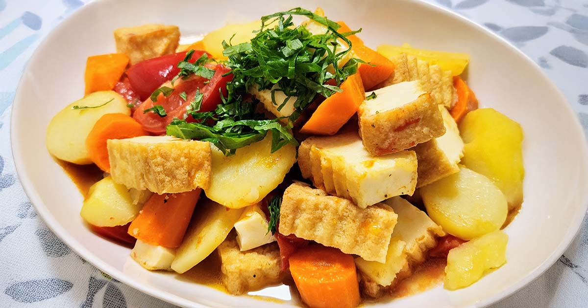 厚揚げ　にんじん