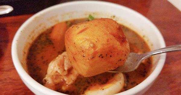 カレースープ　じゃがいも