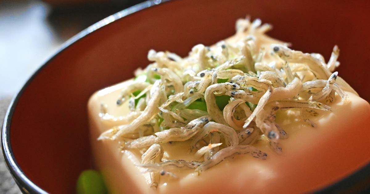 しらす　豆腐