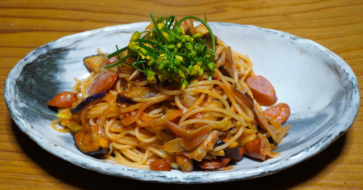 ソーセージ　パスタ