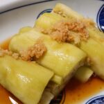 蒸しなす