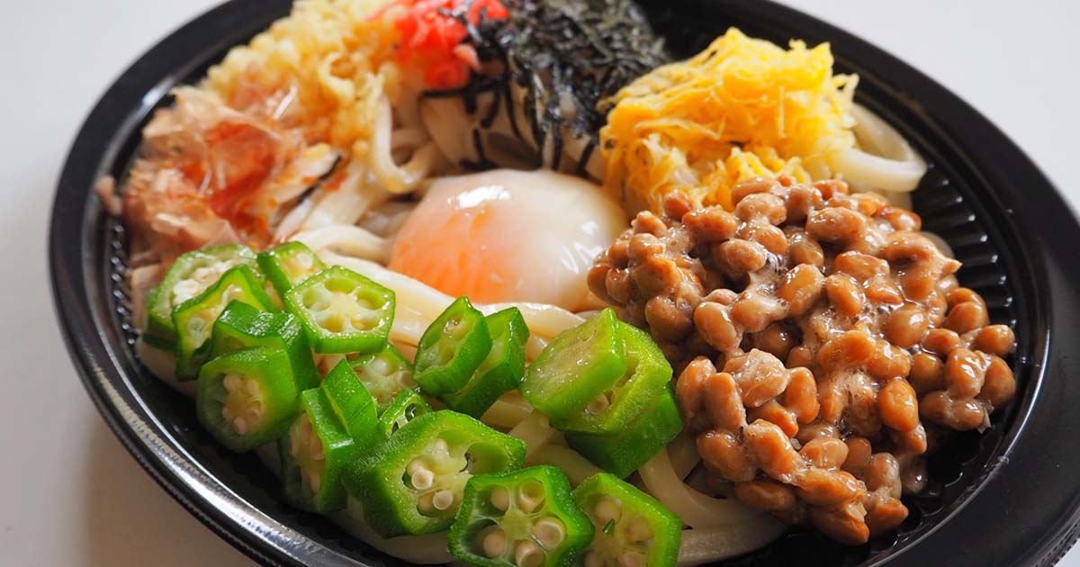 オクラ　うどん