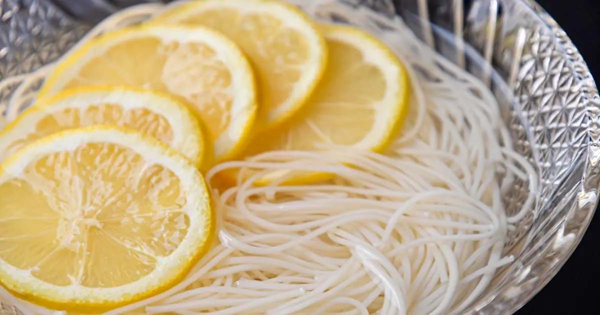 そうめん　レモン