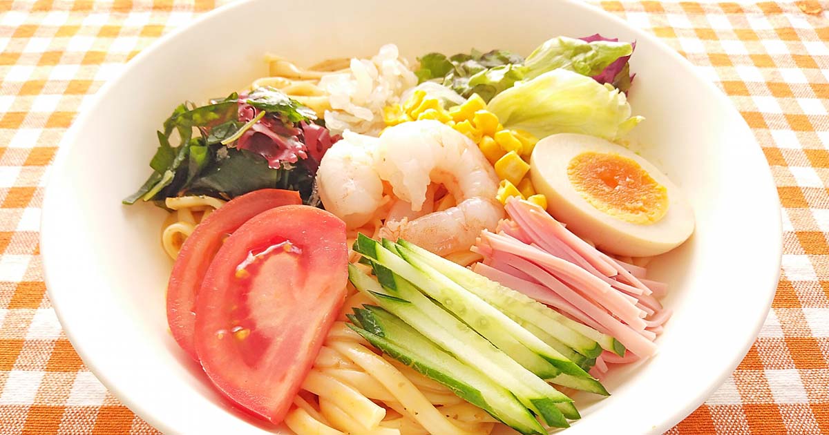 サラダうどん