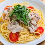 冷製パスタ　豚しゃぶ