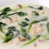 鶏　ほうれん草　クリーム