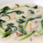 鶏　ほうれん草　クリーム