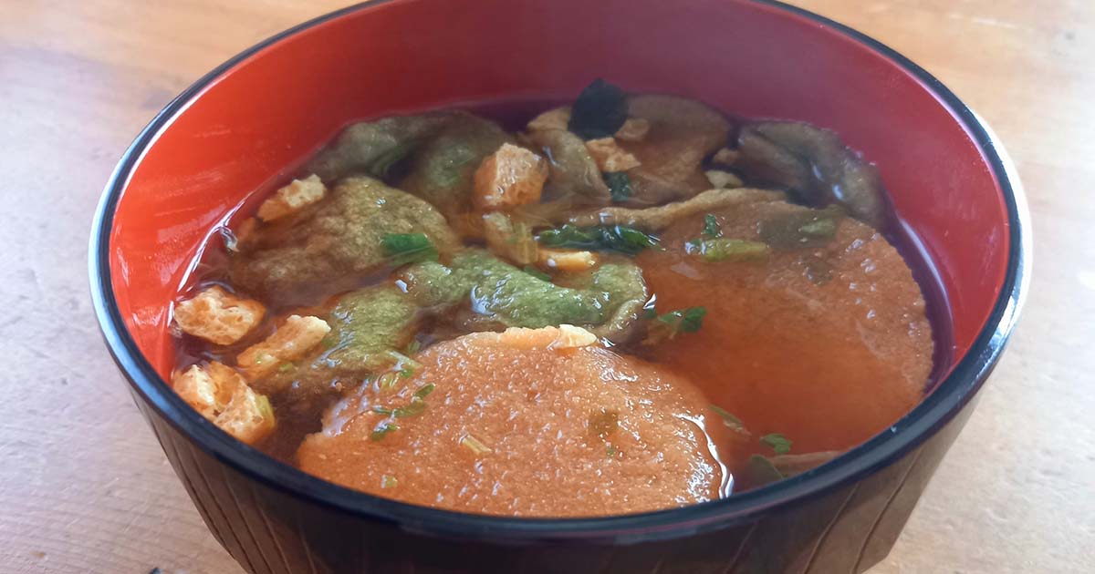 お麩　汁