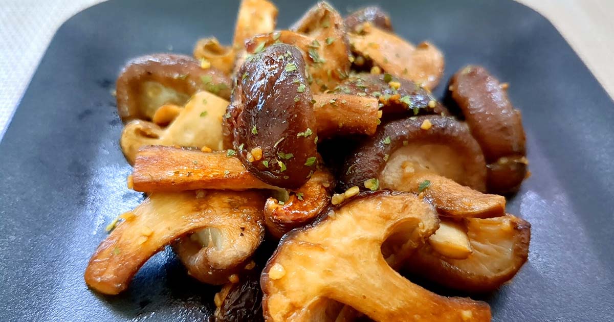 しいたけ　炒め物