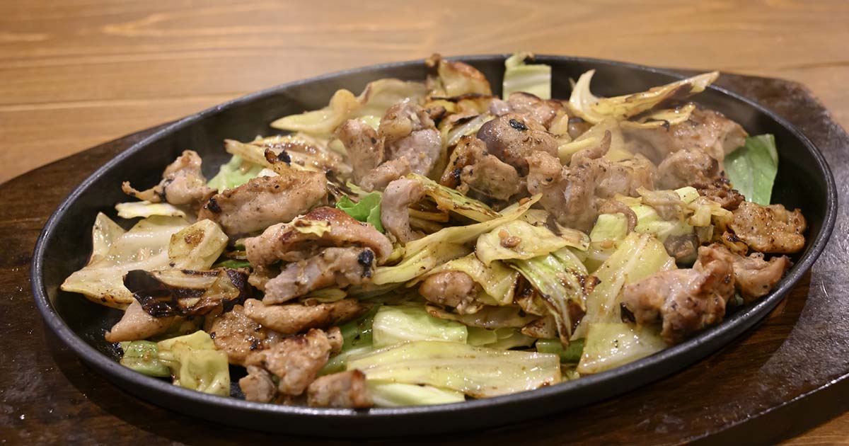 焼肉　鉄板　キャベツ