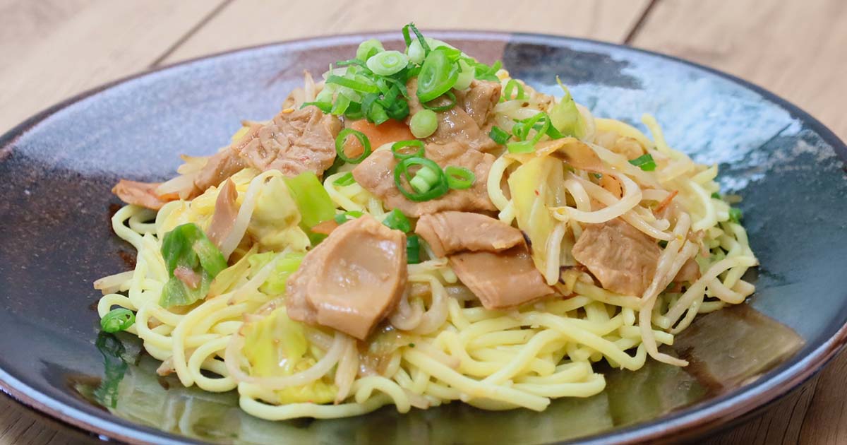 もつ焼そば