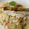魚　クリームソース